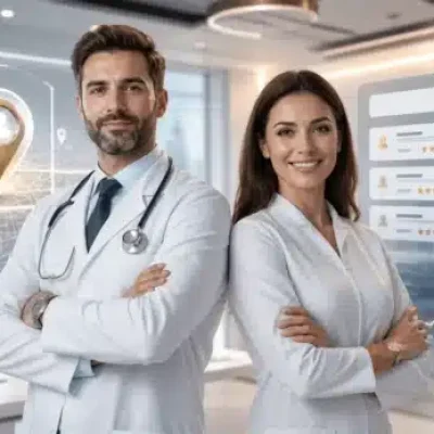 Guia completo de SEO local para médicos e dentistas.